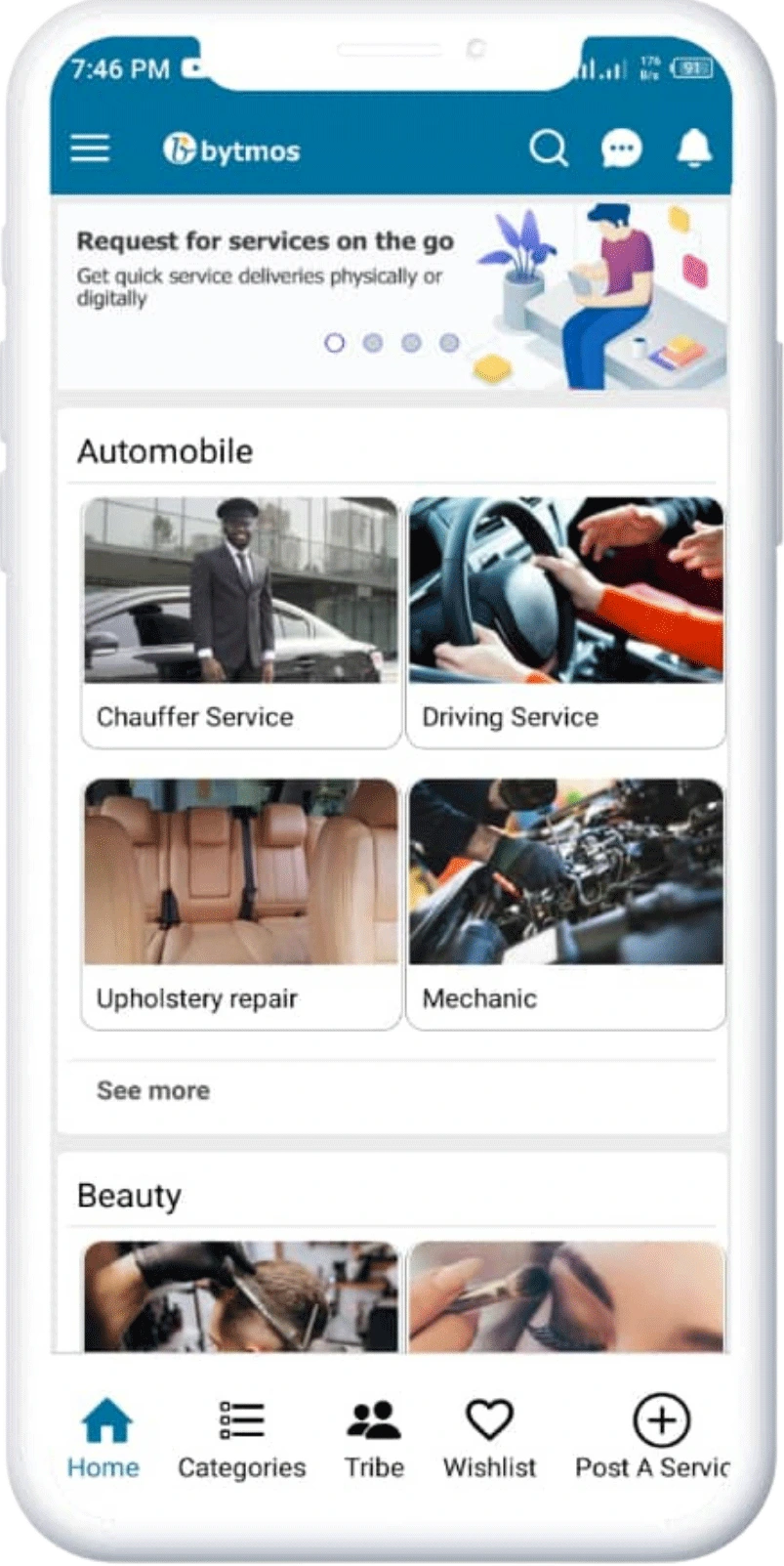 Bytmos App Screenshot
